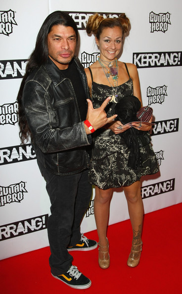 Robert Trujillo s manželkou Chloe